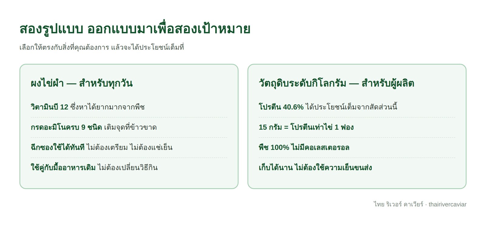 แต่ละรูปแบบเหมาะกับอะไร